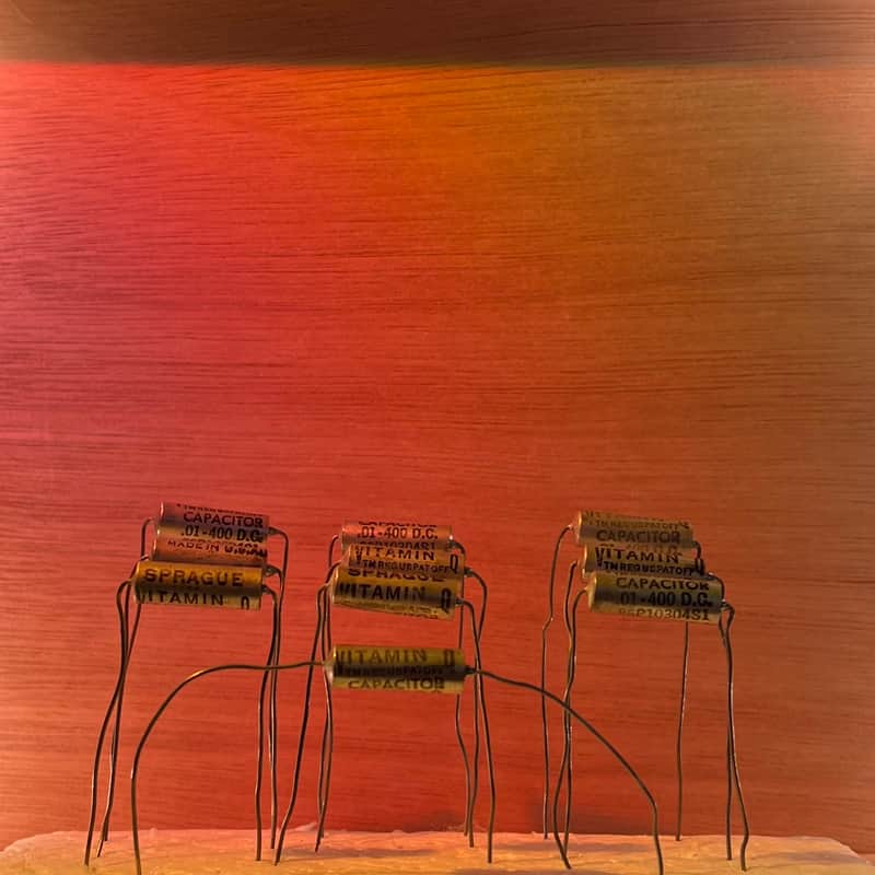 (10) 0.01uf (10nF) 400v Sprague Vitamin Q Paper In Oil Tone Caps For Tube Amps / Fuzz image 1