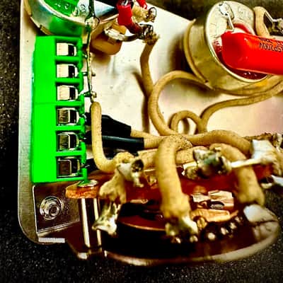 SSS, HSS, HSH, HHH Solderless Stratocaster Wiring Harness - Bourns Pots, 5 way Switch, Sprague Orange Drop Capacitor image 8