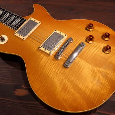 1985 Greco Les Paul Rock Spirits Standard - Honey Burst - Stunning Flame Top image 7
