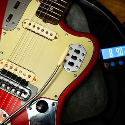 Fender Jaguar 1963 - Candy Apple Red with Matching Headstock image 15