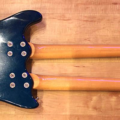 Mosrite ‘Joe Maphis’ Style Double Neck 1966 Blue image 12