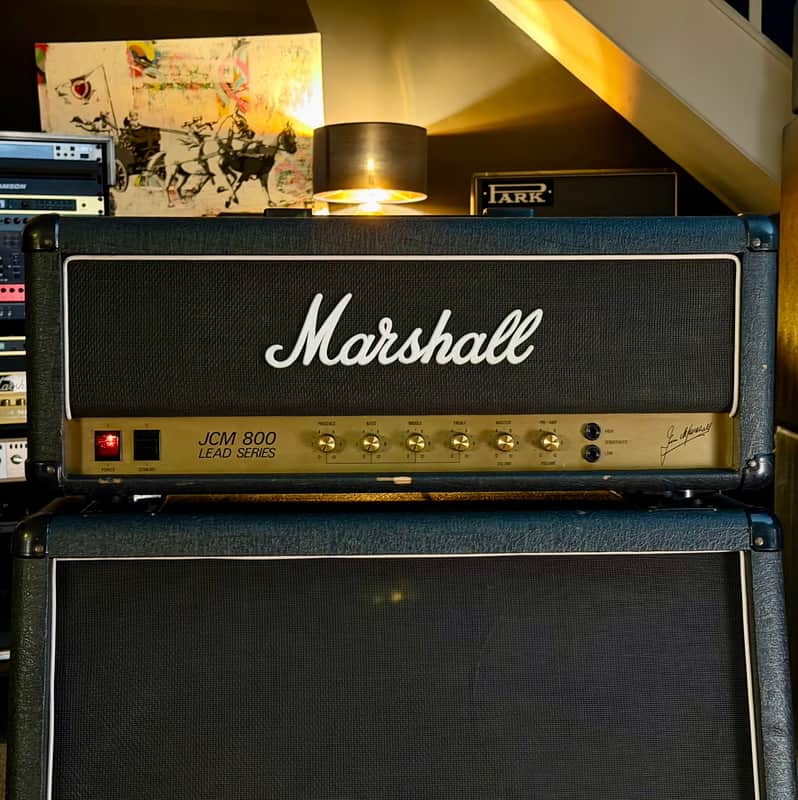 Marshall JCM 800 Lead Series Model 2204 50-Watt Master Volume Mk2 Head 1983 - Serviced image 1