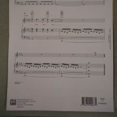 Staind "Right Here" Original Sheet Music 2005 image 2