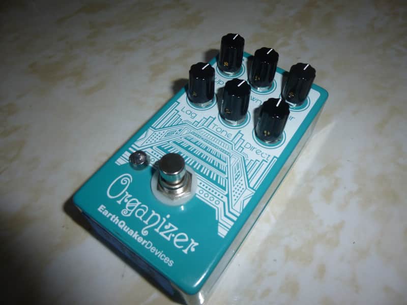 EarthQuaker Devices Organizer Polyphonic Organ Emulator 2012 - 2017 - Teal / White Print image 1