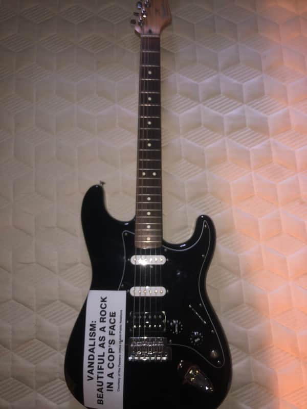 2007 Made in Mexico Fender Stratocaster (Kurt Cobain “Vandalism Strat” Copy) image 1