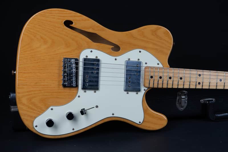 Fender Telecaster Thinline II 2 Wide Range Humbuckers 1973 - Natural Ash image 1