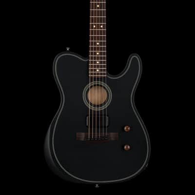 Fender Acoustasonic Standard Telecaster - Black #08133 image 3