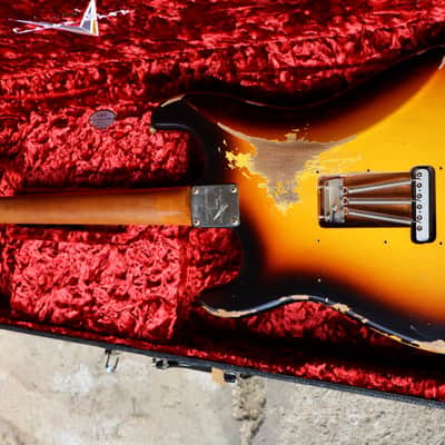 Fender CUSTOM SHOP LIMITED EDITION STRATOCASTER HEAVY RELIC DUAL MAG II ROASTED SRV image 5