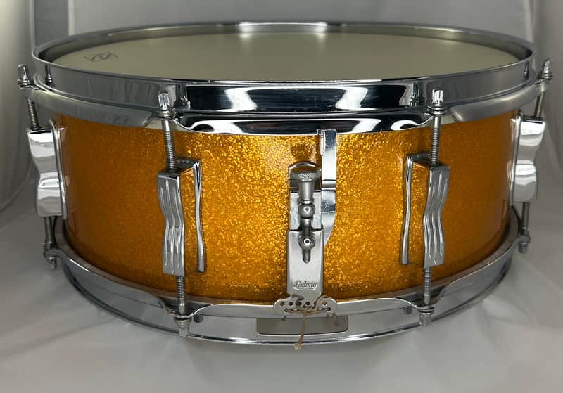 Ludwig Jazz Festival Snare Drum 1965 - Gold Sparkle image 1