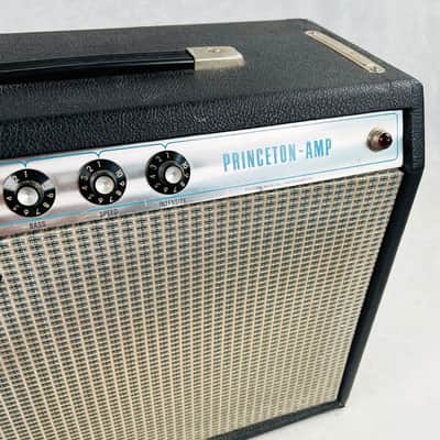 Fender Princeton Amp 1x10" Combo 1973 - Black image 4