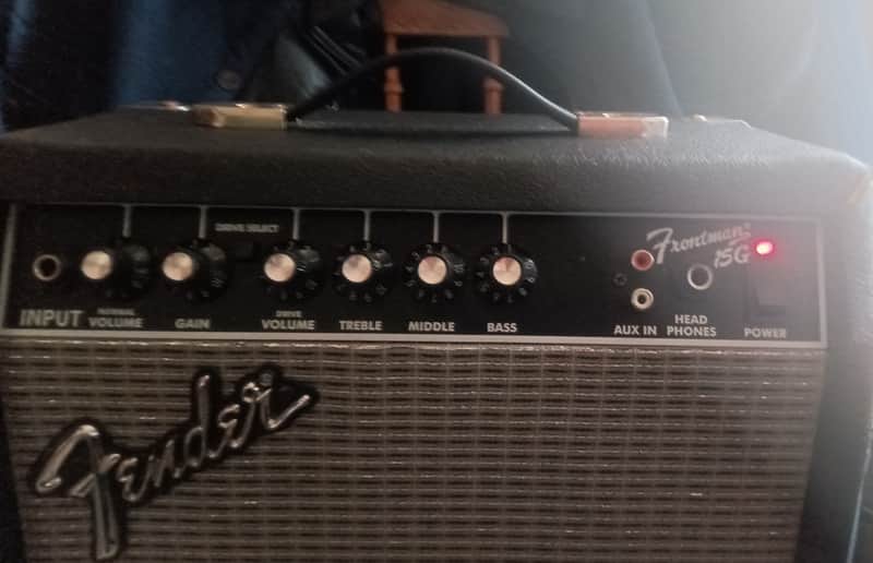 Fender Frontman 15G Series II 2-Channel 15-Watt 1x8" Guitar Practice Amp 2002 - 2010 - Black image 1
