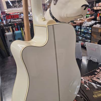Takamine GD37CE-PW 6 String Dreadnought 2023 - Present - Pearl White image 5