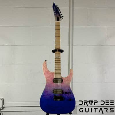 ESP E-II M-II HST QM Electric Guitar w/ Case - Indigo Purple Fade image 2