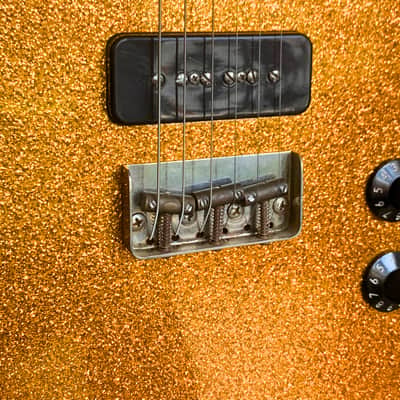 Fender Telecaster Cabronita Style Custom 2018 – Gold Orange Sparkle – Tornade MS P90 image 7