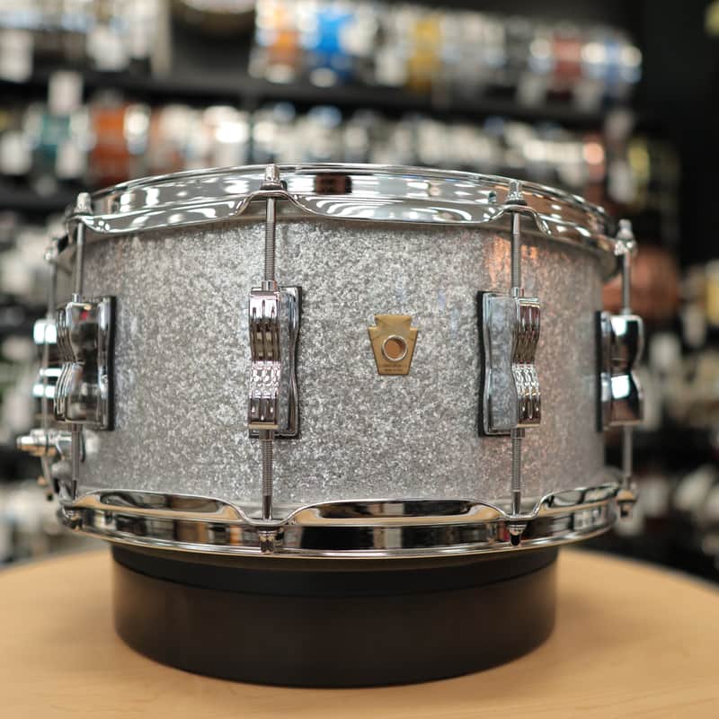 Ludwig Legacy Maple 6.5x14" Snare Drum (Silver Sparkle) image 1