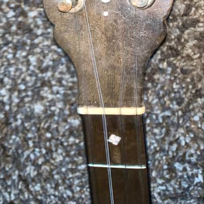 Old vintage Super triple x banjo 4 string made in the usa image 2