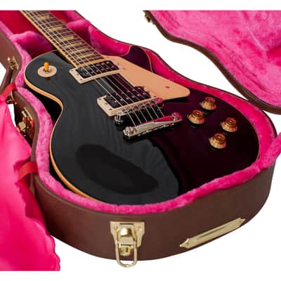 Gator Cases GW-LP-BROWN Gibson Les Paul Deluxe Wood Case - Brown - Open Box image 5
