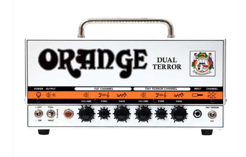 Orange Dual Terror 2-Channel 30-Watt Guitar Amp Head - White image 1