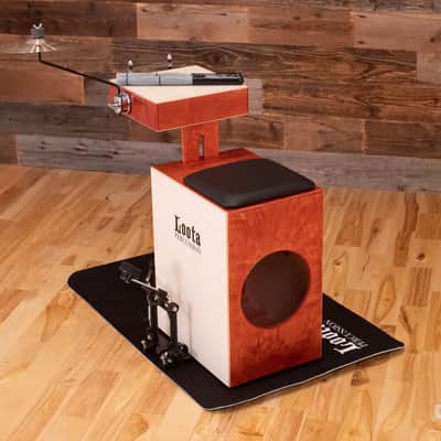 Loota Performer Drum Kit Bundle, Wild Cherry, With Right Foot Pedal image 4