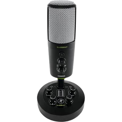 Mackie CHROMIUM Premium USB Condenser Microphone with Built-in 2-Channel Mixer image 3