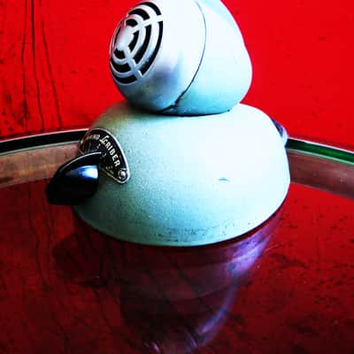 Vintage RARE 1940's Turner CD dynamic "Sound Scriber" microphone High Z w original stand and cable PROP image 12