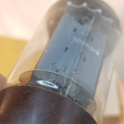 Mullard 5AR4 tNOS AT1000 TESTED Vacuum Tube f32 Blackburn 4-notch plates BROWN BASE rare GZ34 Rectifier 1965 image 5