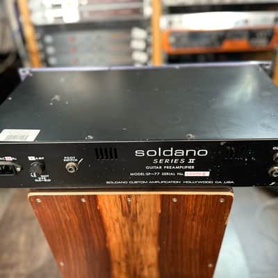 Soldano Series II SP-77 Guitar Preamp late 80s to very early 90s. - Soldano light purple (not dark) image 5