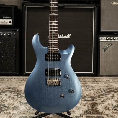 PRS SE CE 24 Solid Body Electric Guitar - Ice Blue Metallic with Gig Bag image 3