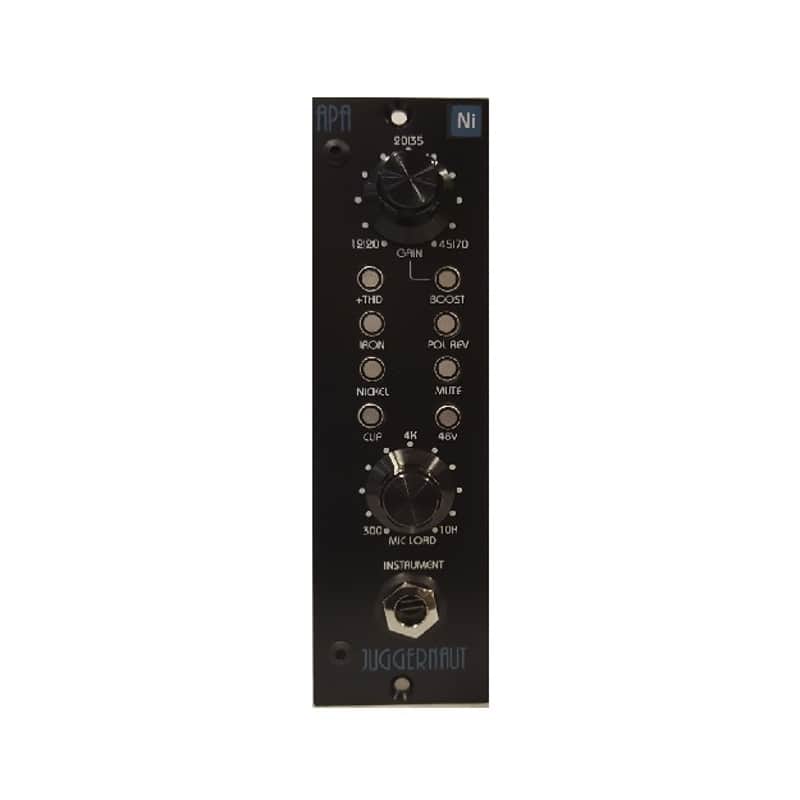 APA Juggernaut 500 Ni 500 Series Mic Preamp & DI - In Stock! | Atlas Pro Audio image 1