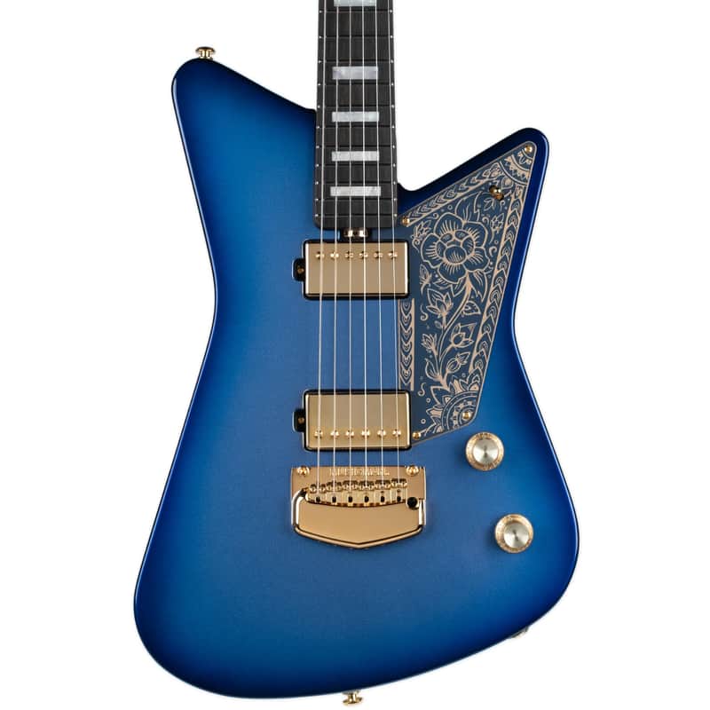 ERNIE BALL MUSIC MAN MARIPOSA - GALAXY PEARL WITH CASE image 1