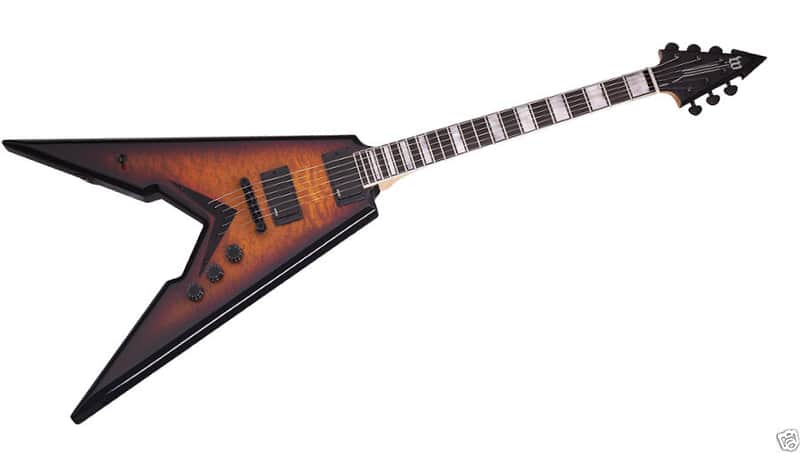 Wylde Audio Viking Flying V Zakk Wylde Ozzy Osbourne Bloodburst