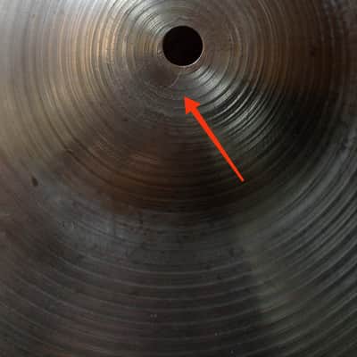 Vintage Paiste Formula 602 19" Medium Ride/Crash (Pre-Serial) - 2052g - Small Crack image 11