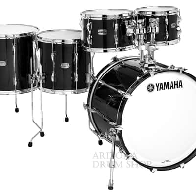Yamaha Recording Custom 5pc Drum Shell Set - Solid Black - In Stock image 2