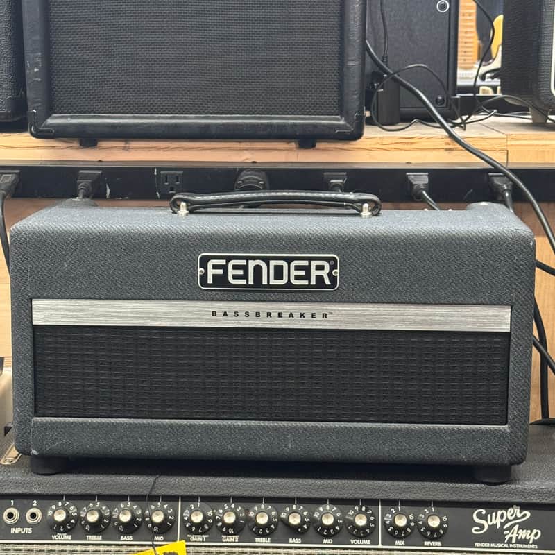 Fender Bassbreaker 15 15-Watt Guitar Amp Head 2016 - Present - Gray Tweed image 1