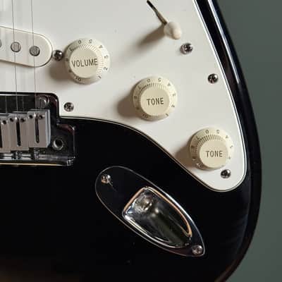 Fender American Standard Stratocaster 50th Anniversary, Black, 1996 Vintage image 6