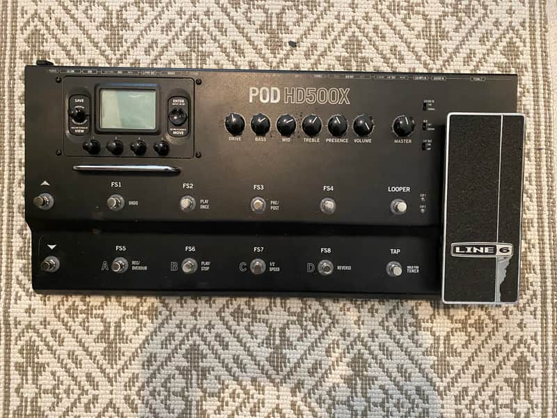 Line 6 POD HD500X Multi-Effect and Amp Modeler 2012 - 2015 - Black image 1