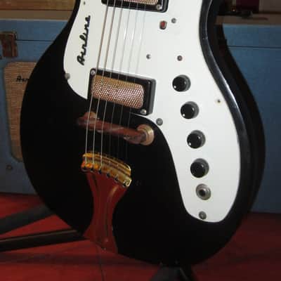 Vintage circa 1964 Airline Model 7214 Electric Guitar w/ Original Amp in Case image 1