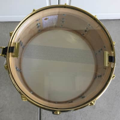 Scott’s Custom Drums 7”x14” maple single ply steambent snare drum “Slingerland radio king tribute” 2025 - Ebony stain lacquer image 15