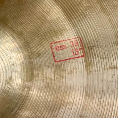 CRISP & LIGHT 13” TOSCO Hihats 727g 882g image 13