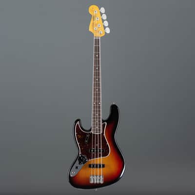 Fender American Vintage II 1966 Jazz Bass Lefthand RW 3-Color Sunburst - Lefthand Electric Bass image 2