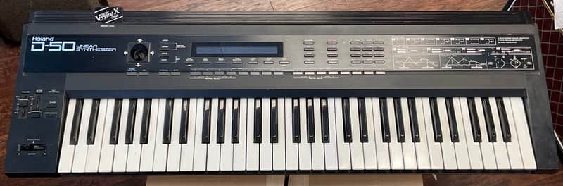 Roland D-50 61-Key Linear Synthesizer - Black image 1