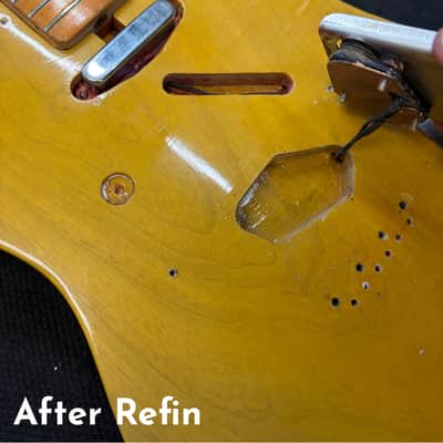 Fender Pre CBS Telecaster Butterscotch Blonde Relic Refin by Joe Riggio 1952 w/Hardshell Case image 13