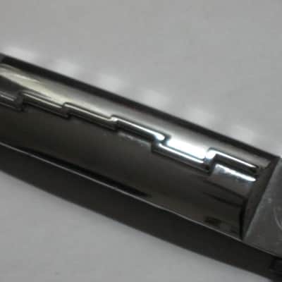 lite use (generally very clean) Gibson (sourced from Ping Works - PW) Lightning Bar Compensated Wraparound Bridge, Chrome [+ studs & anchors & hex key tool] from mid 2010s Gibson LP Jr floor piece (guitar NOT included) Chrome Plated ZINC image 7