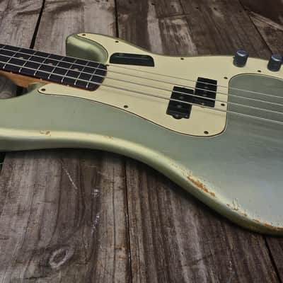 Danocaster Precision Bass 2017 - Firemist Silver image 3