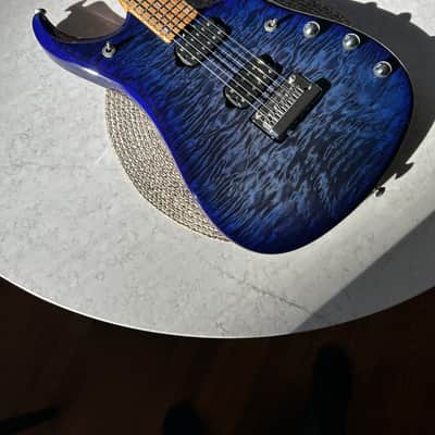 Ernie Ball Music Man JP15 - INSANE Blueberry Quilt image 23