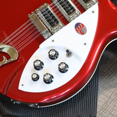 Minty & Rare! 2013 Rickenbacker 370/12 Semi-Hollow Electric Guitar Ruby Red + OHSC image 6