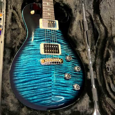 PRS Mark Tremonti Signature 10-Top Electric Guitar with Tremolo, Cobalt Smokeburst/Charcoal with Hardshell Case image 3