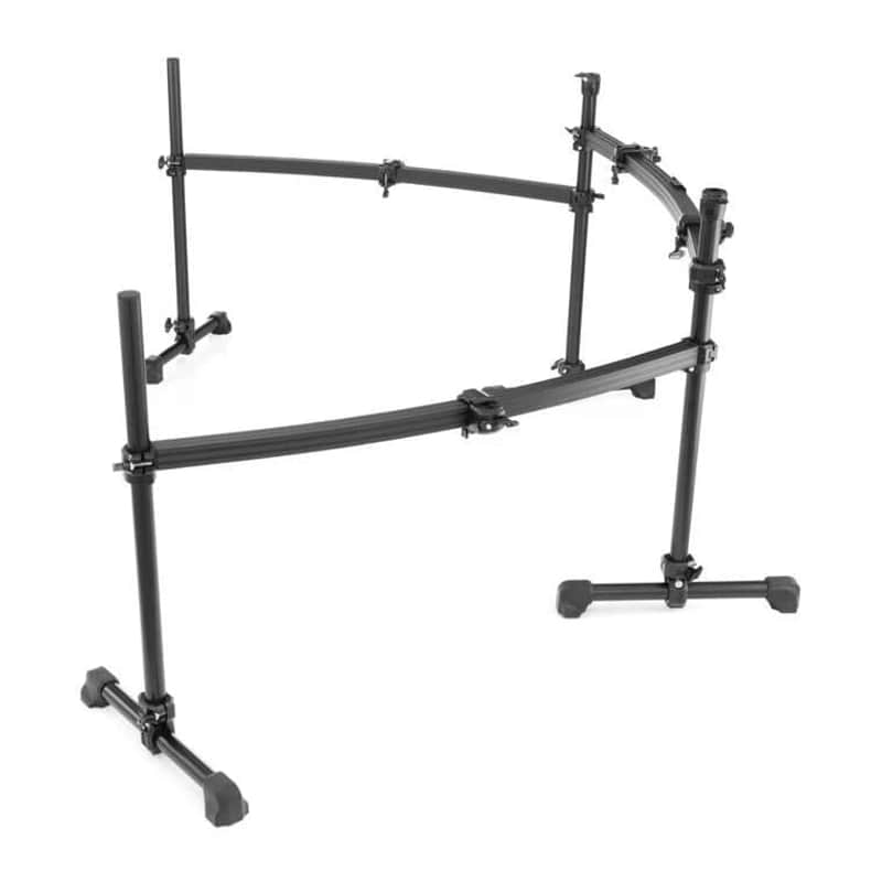 Pearl DR-513CB Limited-Edition ICON Series 3-Sided Black Drum Rack, Curved image 1