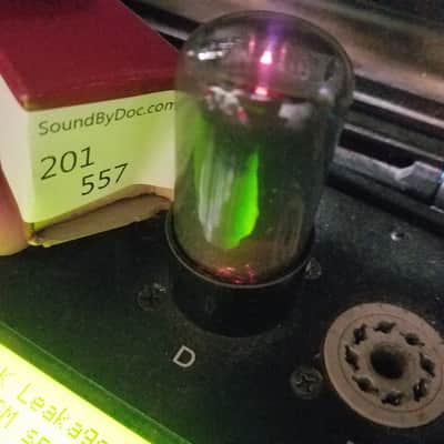 RCA 6V6GT tNOS AT1000 TESTED Vacuum Tube greyglass black plate Beam Power 6V6 1945-1958 image 3