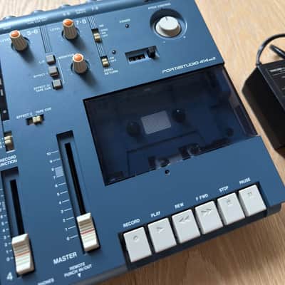TASCAM Portastudio 414 mkII - Blue like new image 2